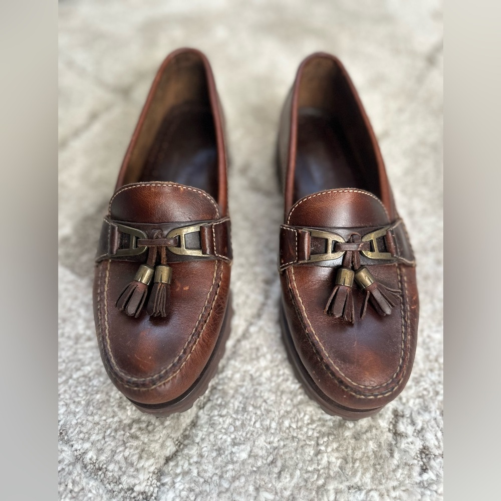 Cole Haan Leather Vintage Loafers - Women's Size 6.5